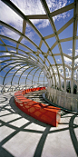 Webb Bridge at Docklands, Melbourne, Australia by  Denton Corker Marshall Architects :: footbridge