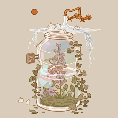咪miniyy采集到插画