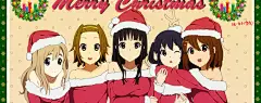 轻音少女圣诞节壁纸#采集大赛#