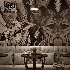 良印 动物斑马抽象艺术定制壁画电视背景墙个性创意酒店墙纸壁纸-tmall.com天猫