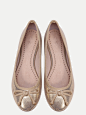 Faux Leather Bow Tie Ballet Flats - Gold -SheIn(Sheinside) : Shop Faux Leather Bow Tie Ballet Flats - Gold online. SheIn offers Faux Leather Bow Tie Ballet Flats - Gold & more to fit your fashionable needs.