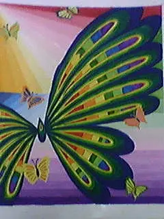 m静待花开的插画画廊展厅