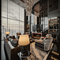 architecture visualization Luxury Design minimalist studio living room kitchen bedroom bathroom