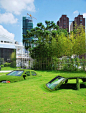 Unusual ‘Car Park’ in Taiwan Features Cars Half Buried Underground