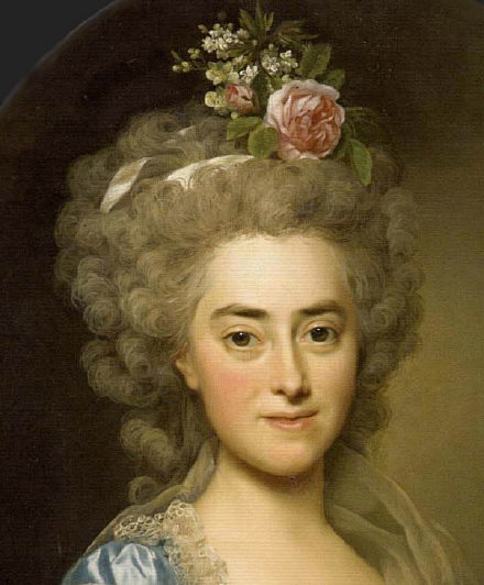 绘画参考油画中的18世纪欧洲女士发型与妆容关注