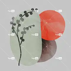 波西米亚 植物区系 艺术 绘图 设计 质地 背景 颜色 简单