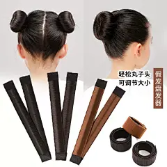 儿童丸子头神器2024新款啪啪圈盘发器女童拍拍圈蓬松夹扎头发发夹-tmall.com天猫