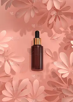 天然背景的护肤保湿化妆品精品。