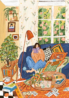 妮苧Basira采集到插画素材·Illustration Material