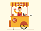 Ambulant food vendors : Self-initiated project about street food.