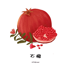 guawom采集到水果插图