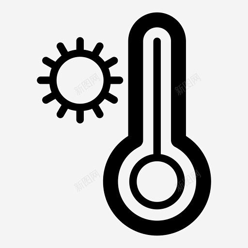 温暖温度计温度图标 预报 Icon 标识 标志 Ui图标 设计图片 免费下载 页面网页 平面电商 创意素材 