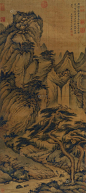吴历——《高古林壑》【黄鹤山樵笔墨高古、林壑幽邃，能使人情移画中、兴发尘表。此帧偶临之】人物山水 立轴欣赏 | 
清|吴历(1632-1718)本名启历，字渔山，号墨井道人、桃溪居士 。清初著名画家。诗师钱谦益，画师王鉴、王时敏，主取王蒙和吴镇之长，形成自己风格。清初六家之一，又称“四王吴恽”。后入天主教、耶稣会，传教三十年，近20年少绘事。