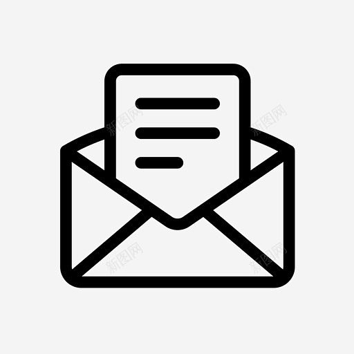 信封和信件建议邮件图标 免费下载 页面网...