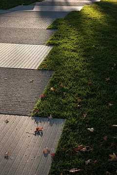 创意景观铺装设计图集丨园路汀步透水嵌草石材铺装/街道公园广场道路居住区铺装