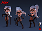 Foxy - she's quiet, calm, likes reading, and will punish you!
