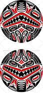 海达风格纹身设计——纹身矢量Haida Style Tattoo Design - Tattoos Vectors美国人,动物,艺术,鸟,黑色,圆,设计师,鹰,海达,狩猎,印第安人、因纽特人,下巴,杀手,怪物,模式,红色的,圆的,鲨鱼,象征,纹身,牙齿,图腾,传统的部落,矢量,鲸鱼,白色,翼 american, animals, art, bird, black, circle, designer, eagle, haida, hunting, indian, inuit, jaws, killer, m