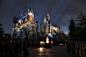 Nighttime Lights at Hogwarts Castle at Islands of Adventure