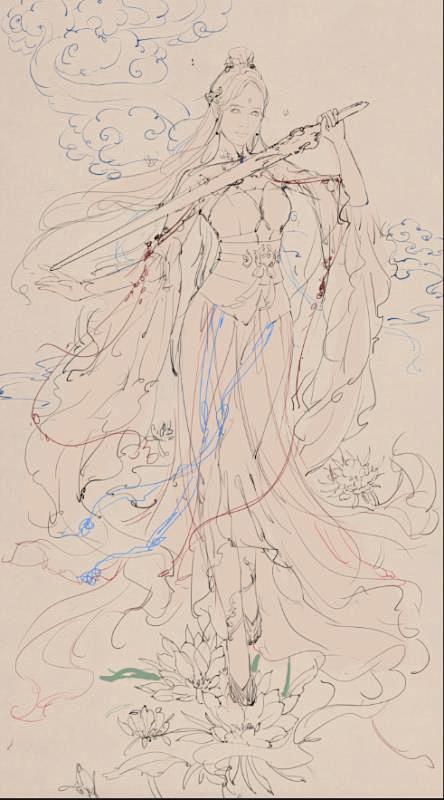 陆雪琪 司空琪插画艺术插画千景绘stud...