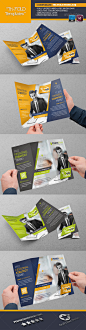 Corporate Tri-Fold Template - Brochures Print Templates