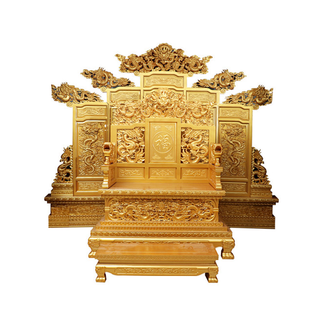 皇上龙椅宝座皇帝宝座龙椅九龙屏风东阳木雕龍雕刻摆件皇宫展示-tmall.com天猫图片_素材 | 背景图片素材-花瓣网