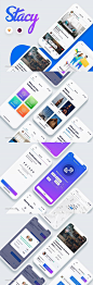 用于租赁房间和寻找的iOS App UI套件？室友。，Stacy Roommate UI套件_UI集合_乐分享素材网_psd素材_平面素材_png素材_免费素材_素材共享平台