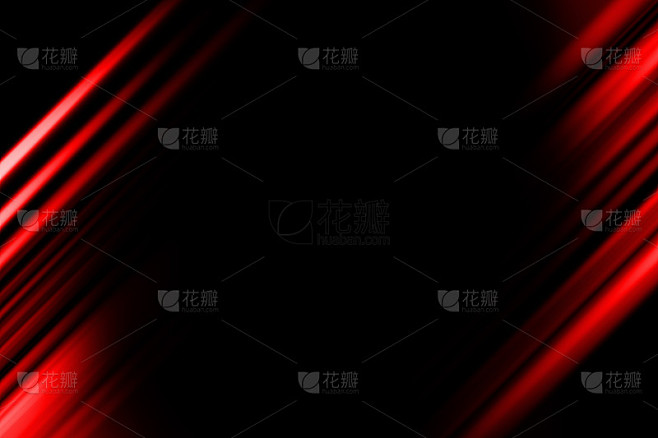 黑色背景上的彩色运动