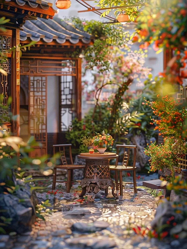 精致古风小庭院 - 小红书