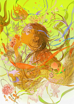 佚名g采集到插画◈