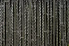 竹篱笆的日本房子