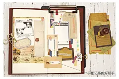 陌境 创意复古风 手账小长条日记本子diy便签纸 便签条贴 便利贴-淘宝网