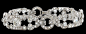 CARTIER Platinum Diamond Bracelet - Yafa Jewelry