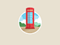 Telephone #图标# #UI# #扁平化# #色彩# #清新#
