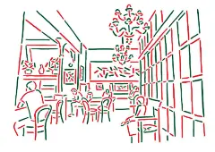 【佳作推荐丨插画设计】谁说红绿不能配？Palma de Mallorca的一家精品酒店从当地传统陶俑身上发现灵感，运用具有代表性的绿色和红色，制作了一本当地旅游指南。（作者：Pràctica ​​​​）#巴士日记# #从美到美好#
小编@禅灵先生 ​​​​