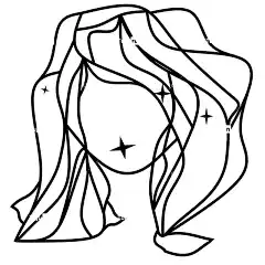 女士 星级 头发 海 鱼 自然 警笛 口 微笑