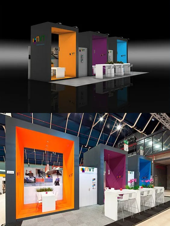 Exhibition stand design from The Inside stand building at Bouwbeurs ...