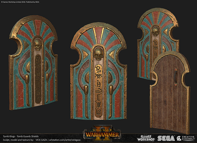 Tomb Kings Shields -...