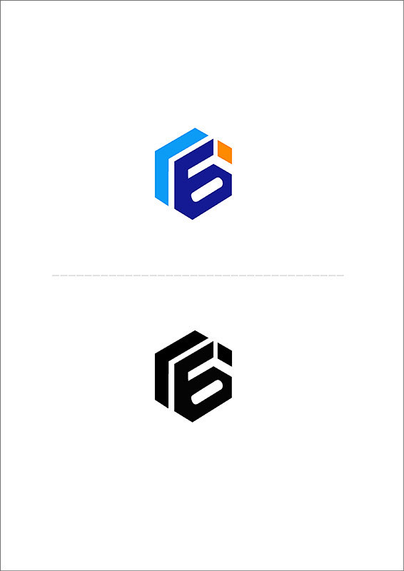 方块logo（彩稿—+黑白稿）