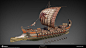 Assassin's Creed: Odyssey - "The Adrestia", David Therrien : On AC: Odyssey, i was the Lead Modeler of the Naval portion and here's the work i've done on the player boat "The Adrestia".<br/>Additional Modeling: Lou Dumont<br/&