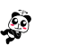 RUZZO表情之竹蜻蜓熊猫