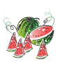 手绘西瓜PNG (13)