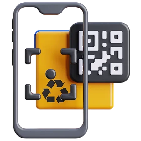 QR Code 3D Icon