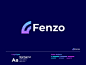 Modern F Letter | Logo concept for "Fenzo" | Branding by Masum Billah on Dribbble