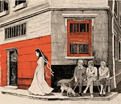 外国插画师画出上海最温暖的街头，她笔下的童年是绮丽诡谲的梦 : 艺术巅峰的古希腊，\x0a文艺复习初期的意大利，\x0a19世纪的诗歌欧洲，\x0a这些已经逝去却仍活着的时光，\x0a是插画师Sveta Dorosheva憧憬的时光。\x0a她说，只要能画画，\x0a即使借着修道院的光我也愿意在那里...
