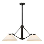 Satco Products - Transitional Nome 2-Light Island Pendant, Brushed Nickel Finish - Pendant Lighting