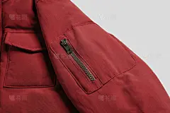 服饰系列写实羽绒服特写