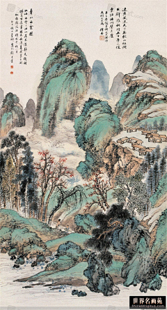alsotoo-婉婉采集到山水花鸟水墨画