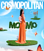 其中包含以下圖片：Momo for Cosmopolitan Poster