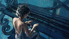 忧伤动漫女孩壁纸 - 电脑壁纸 - 致美化