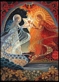 Alchemical Wedding - Sacred Marriage 5x7 Greeting Card. $5.00, via Etsy.